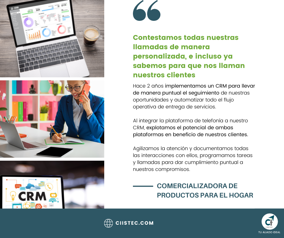 Integración VoIP + CRM